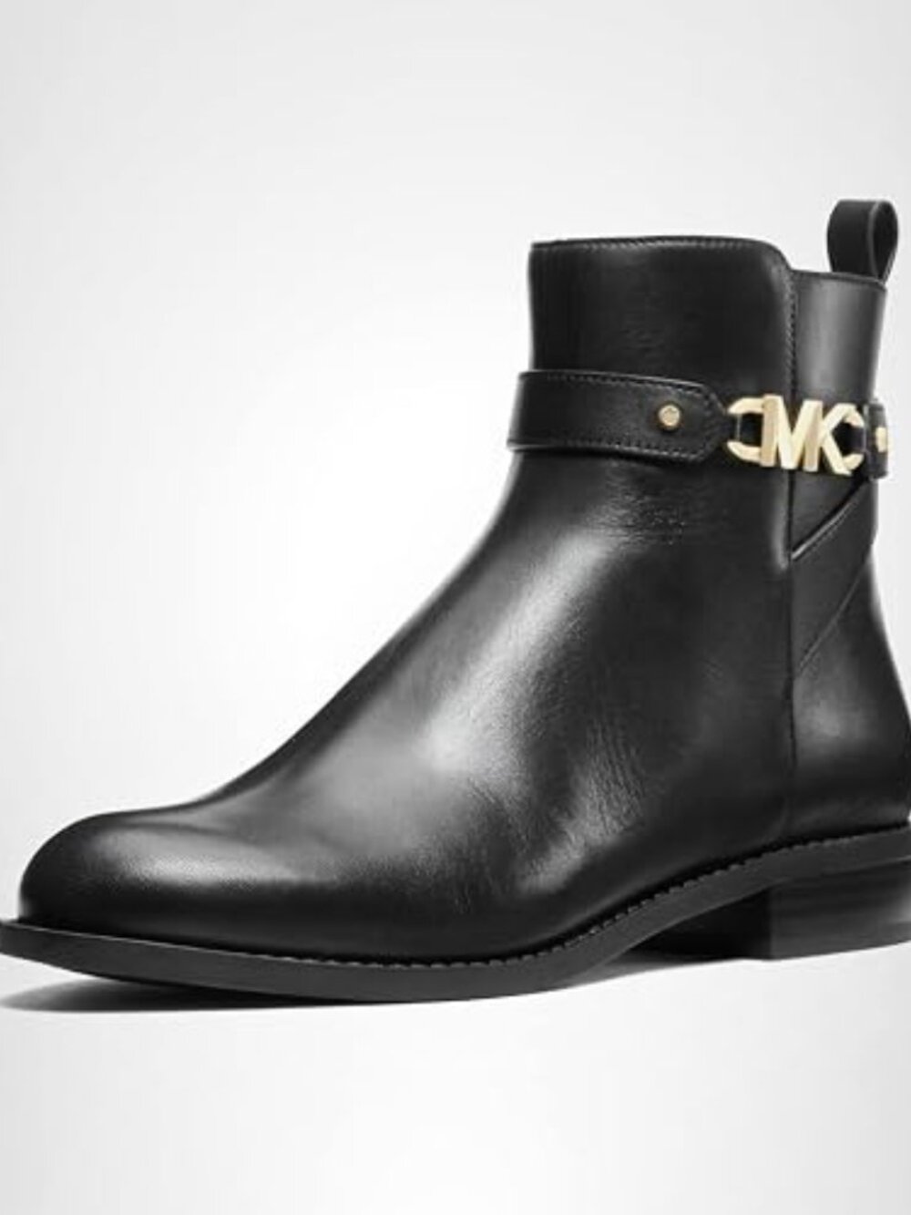 MICHAEL Michael Kors Farrah Flat Bootie BLACK size 7